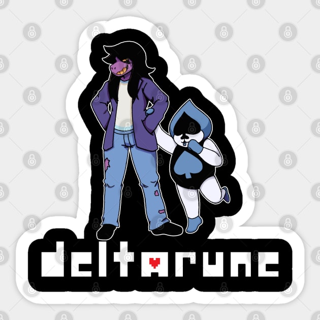 Deltarune Spamton Sticker by capo_tees